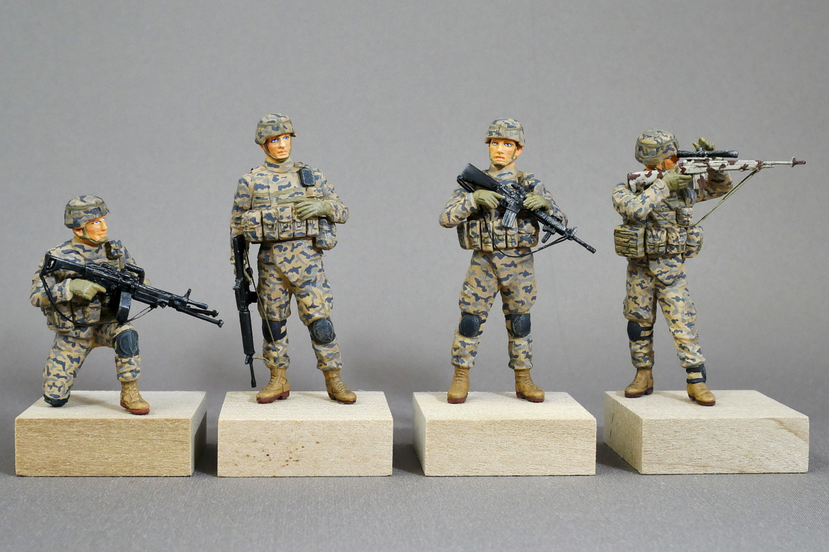 アメリカ現用陸軍 中東拠点警備 フル装備 マスターボックス 1/35 組立