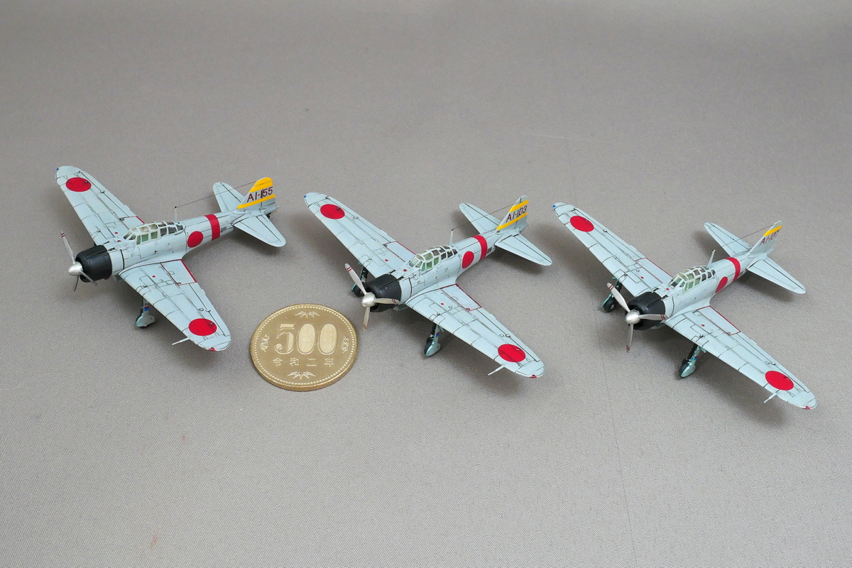 零戦21型 空母・赤城戦闘機隊 (ハワイ・真珠湾攻撃）スウィート 1/144