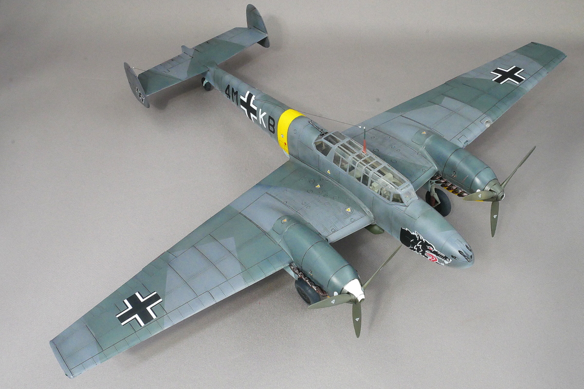 メッサーシュミット Bf110E エデュアルド 1/48 プラモデル製作手順