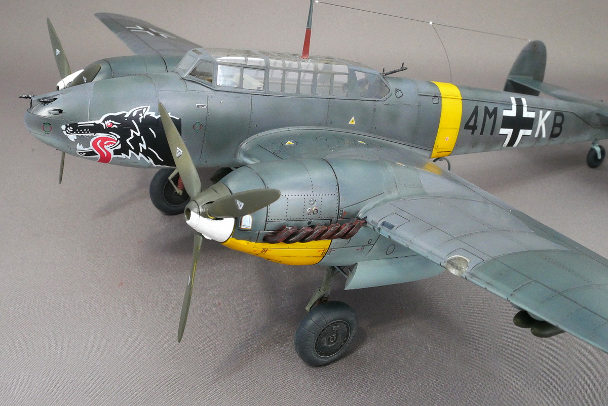 メッサーシュミット Bf110E エデュアルド 1/48 プラモデル製作手順