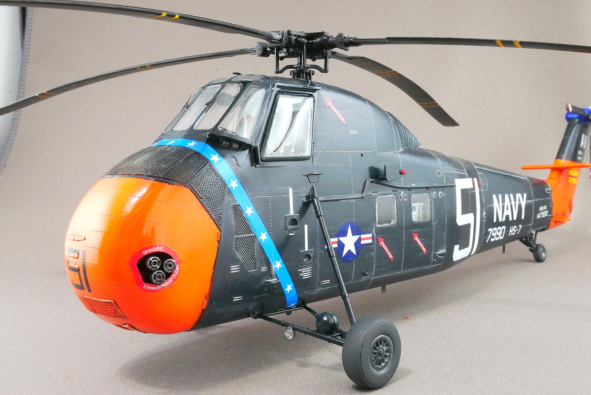 アメリカ海軍汎用ヘリコプター HSS-1N モノクローム トランペッター 1