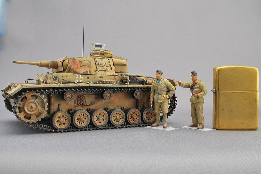 III号戦車H型5cm砲 ドイツ軍中戦車 ドラゴン 1/35 組立と塗装・製作記