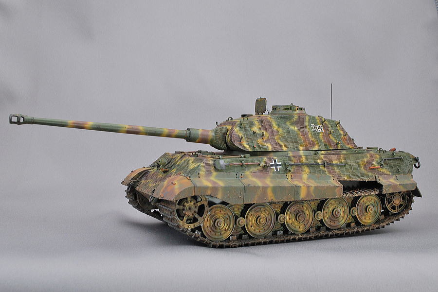 キングタイガー ティーガーII ポルシェ砲塔 ドイツ軍重戦車 ドラゴン 1