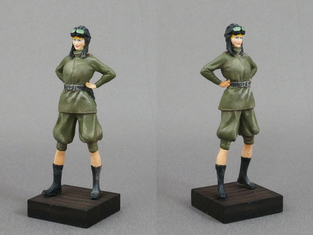 ロシア人女性フィギュア 1/35 旧ソ連コミンテルンとWWIIソ連軍女性兵士