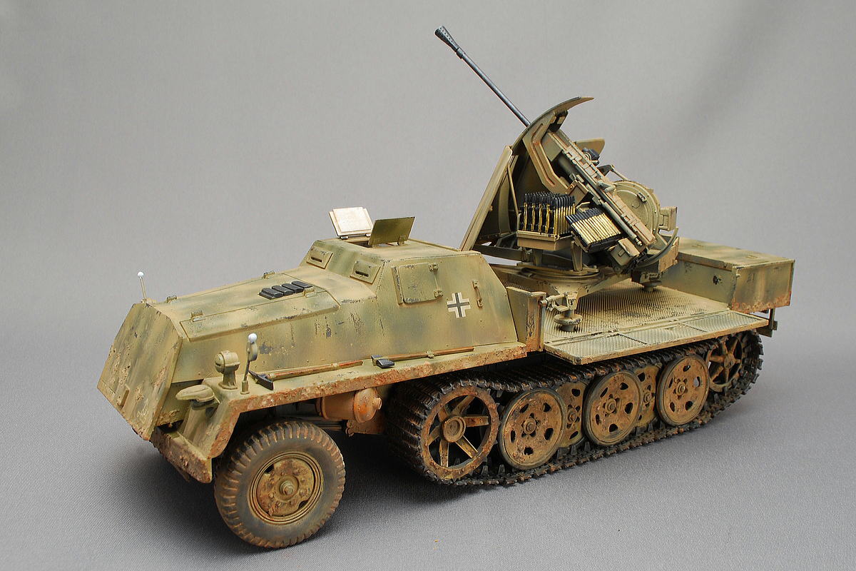 SWS Flak43搭載型 ドイツ軍ハーフトラック 重国防軍牽引車 イタレリ 1