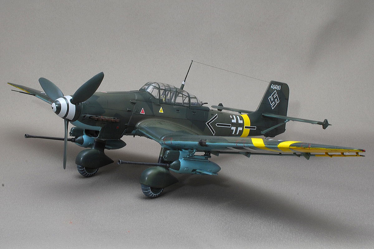 ユンカース Ju87G-2 スツーカ タンクバスター ドイツ軍攻撃機 ハセガワ