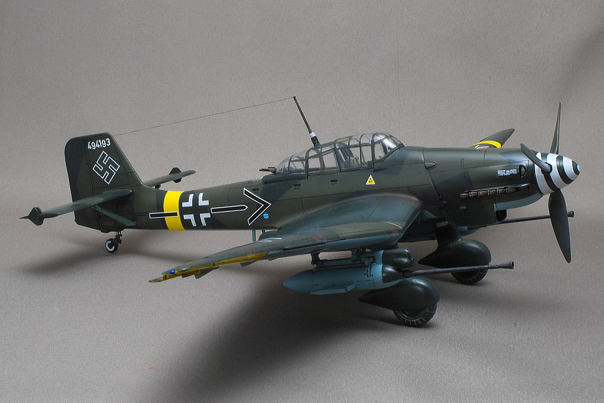 ユンカース Ju87G-2 スツーカ タンクバスター ドイツ軍攻撃機 ハセガワ
