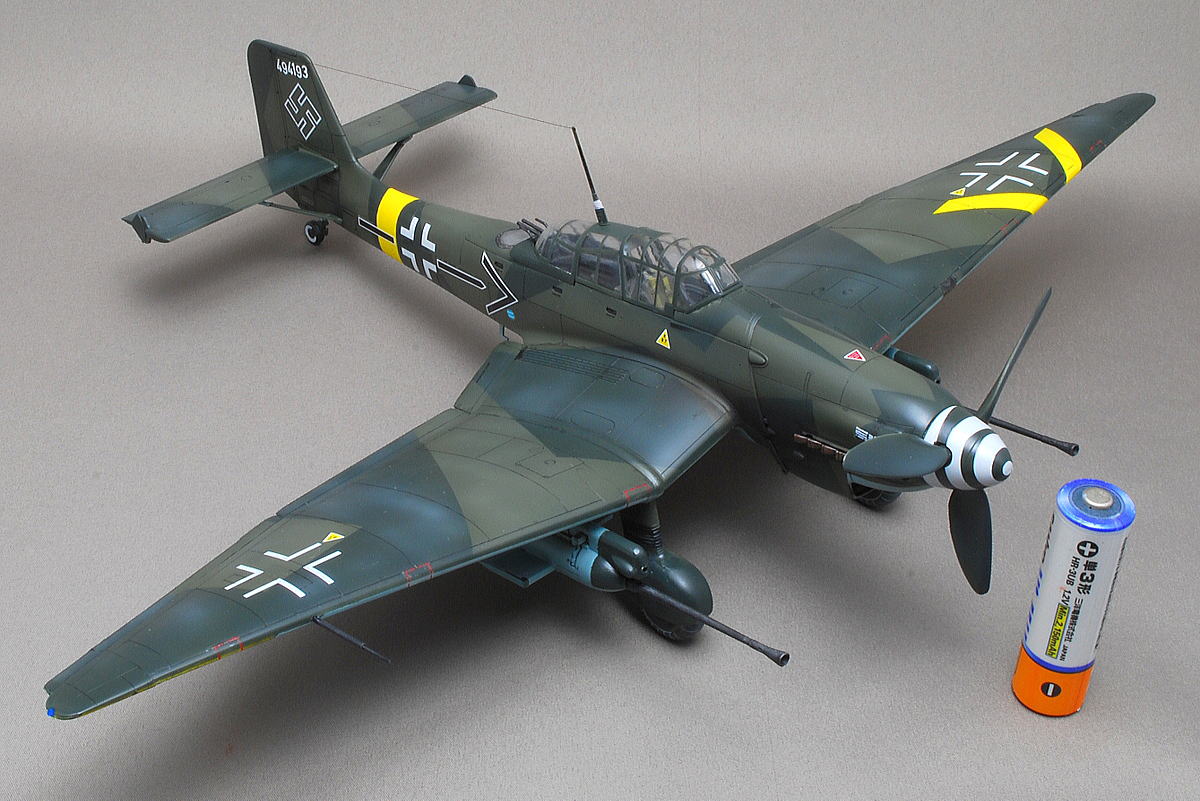 ユンカース Ju87G-2 スツーカ タンクバスター ドイツ軍攻撃機 ハセガワ