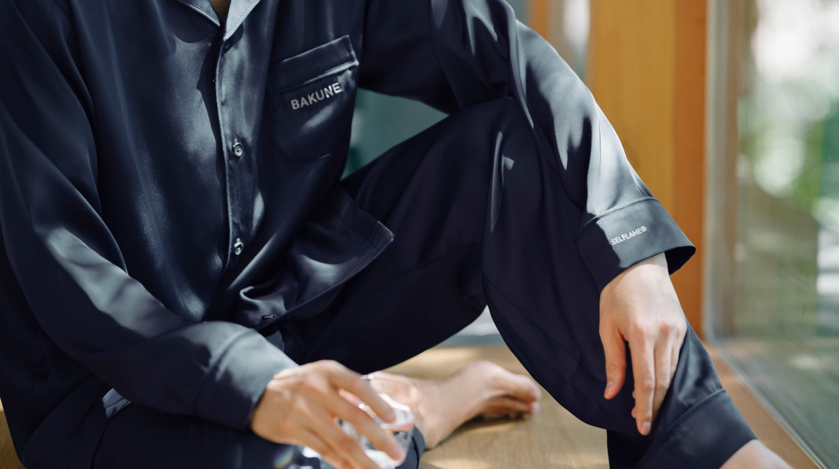 BAKUNE パジャマ サテン / ロングパンツ_25FW | TENTIAL公式オンライン