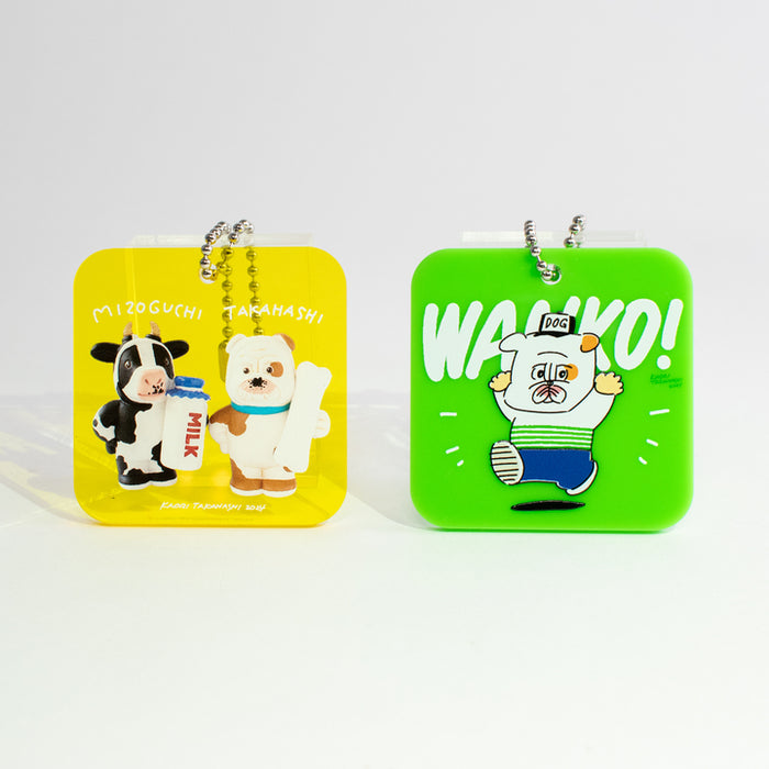 アクリルキーホルダー/イエロー/タカハシカオリ