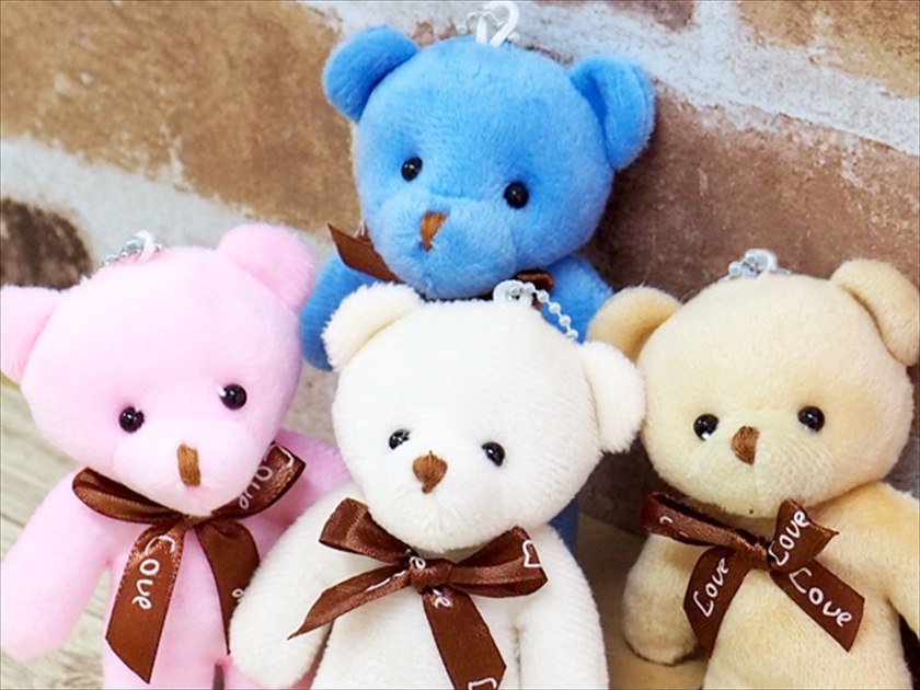 カラフルくまさんマスコットBC｜ノベルティ・販促品・記念品・名入れ