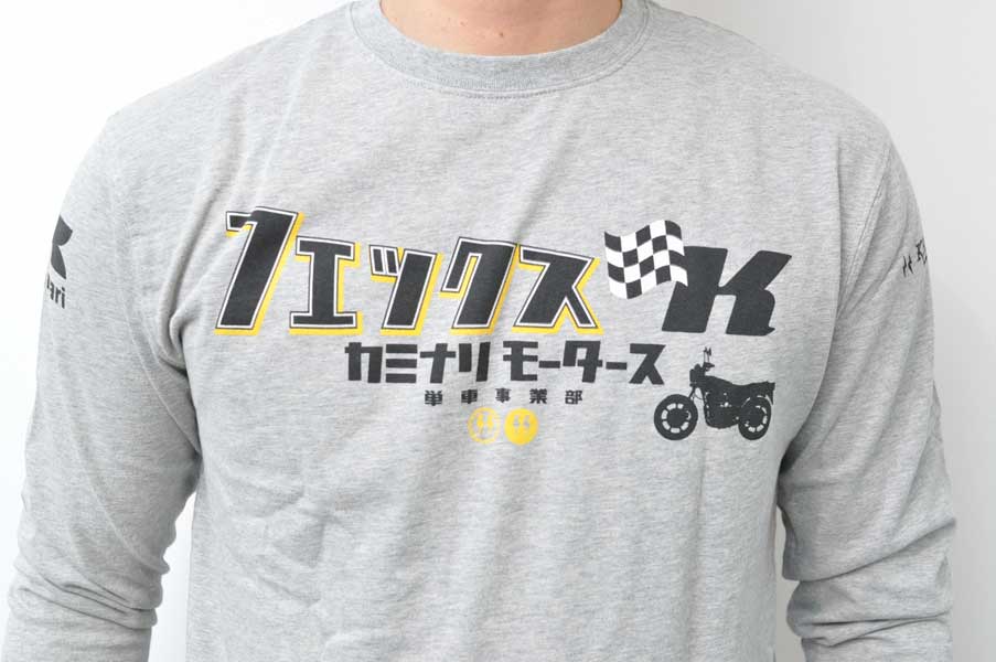 カミナリ KAMINARI 長袖Tシャツ フェックス ASH KMLT-227 通販 メンズ