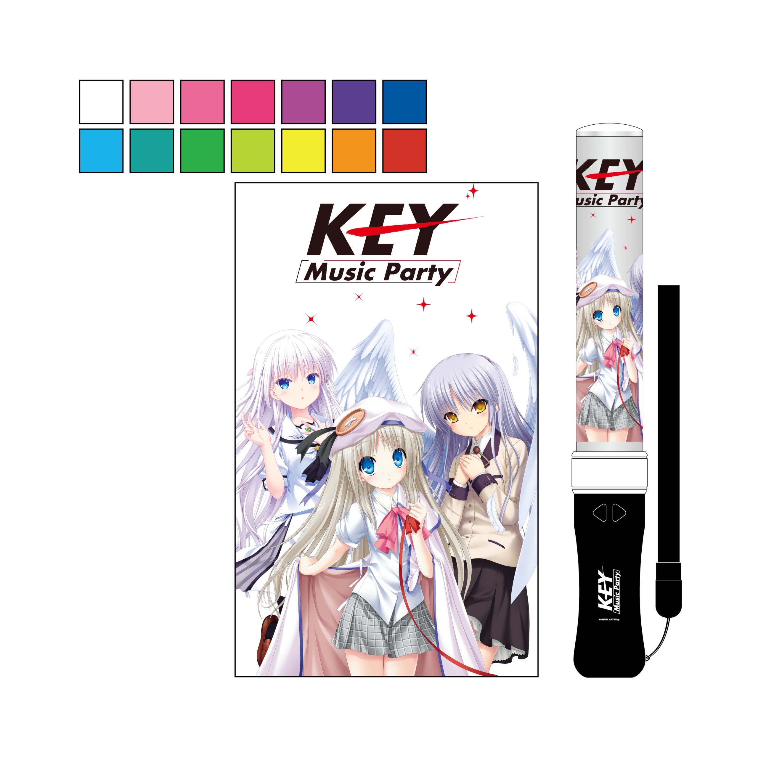 Key Music Party vol.2 NAGOYA」の物販グッズのデザインを公開しました