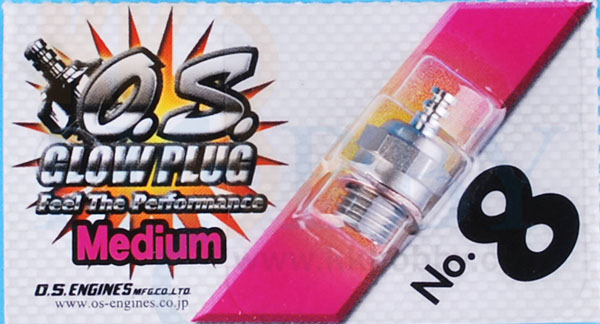 KK HOBBY 】 OSグロープラグ No.8 Medium 小川精機 エンジン