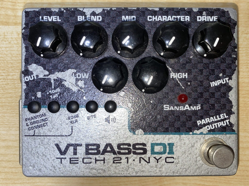 エフェクターレビュー【TECH21】SANSAMP VT Bass DI | K・Iのベースを