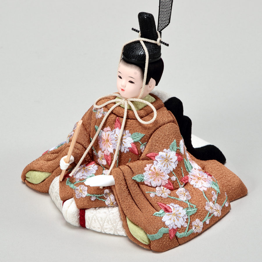 人形の田辺 / 【一秀】木目込雛人形 桃山雛17号（S75）