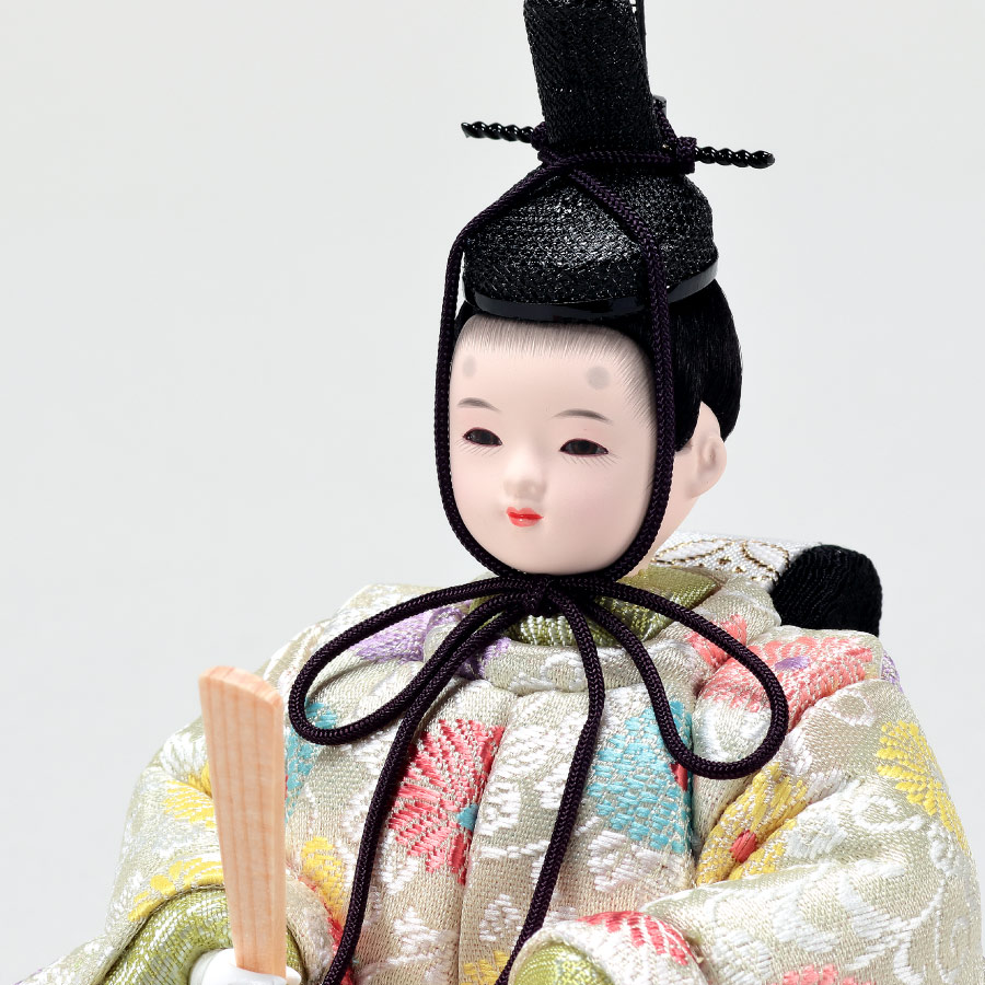 人形の田辺 / 【一秀】木目込雛人形 桃山雛16号（I-23）