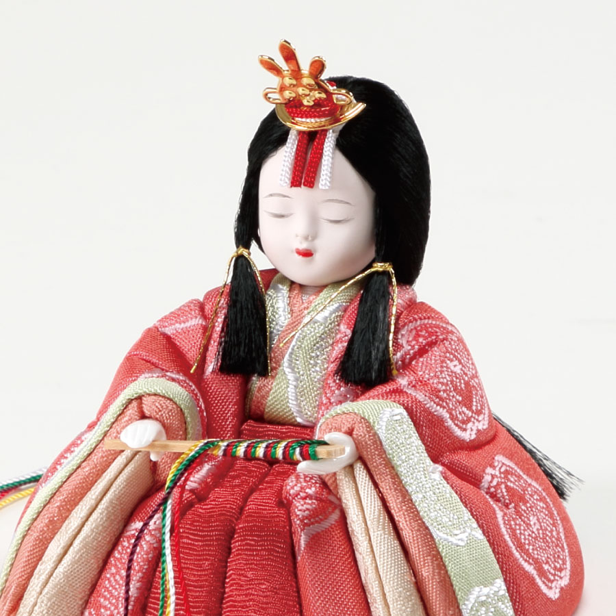 人形の田辺 / 【一秀】木目込雛人形 桃山雛（M-I011-A）