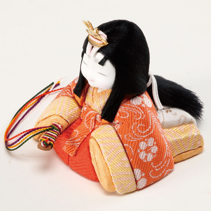 人形の田辺 / 【真多呂】木目込雛人形 くるみ雛26B（M-M009-D）