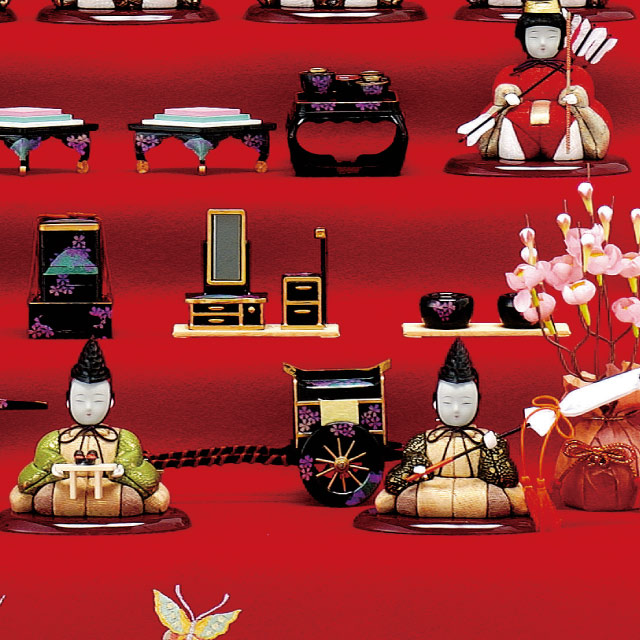 人形の田辺 / 飛鳥雛 十五人飾り