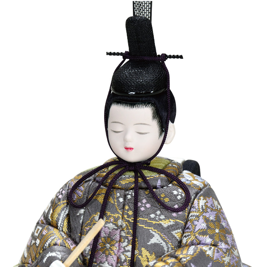 人形の田辺 / 桜珠雛 親王飾り（正絹）