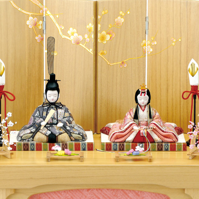 人形の田辺 / 彩鳳雛 親王飾り正絹