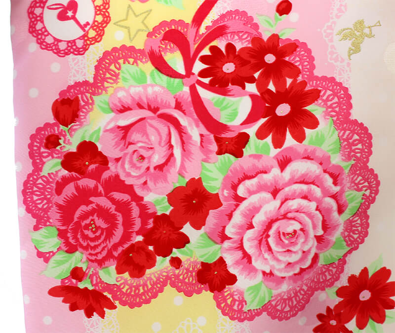 七五三レンタル｜三歳｜松田聖子さん プロデュース｜ホワイト×ピンク