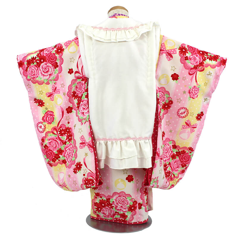 七五三レンタル｜三歳｜松田聖子さん プロデュース｜ホワイト×ピンク