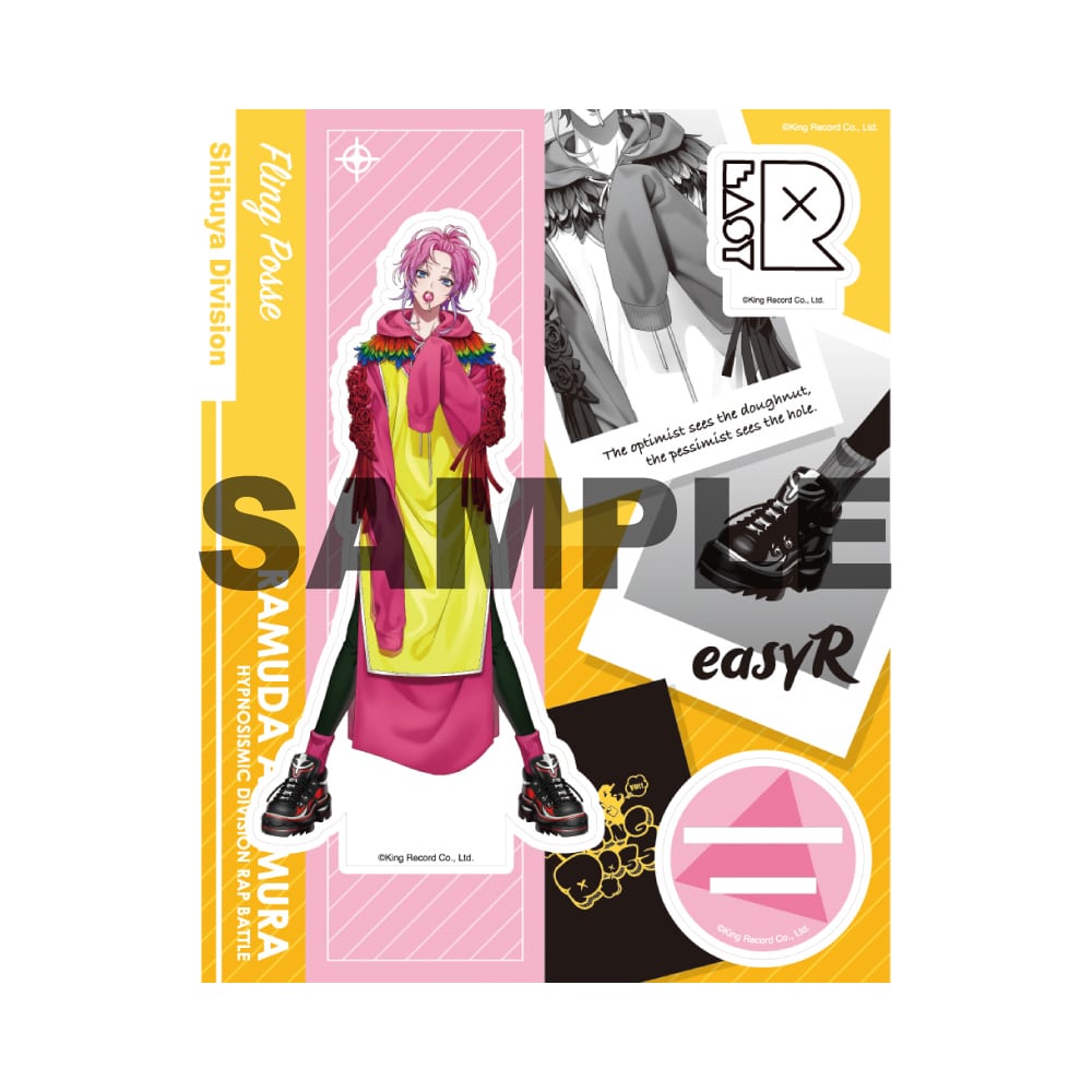 ヒプマイ ちびキャラリング シブヤ ポッセ 乱数 幻太郎 帝統 アクリルスタンド オフィシャルアクリルスタンド(Guide Book ＋)飴村 乱数 Fling Posse