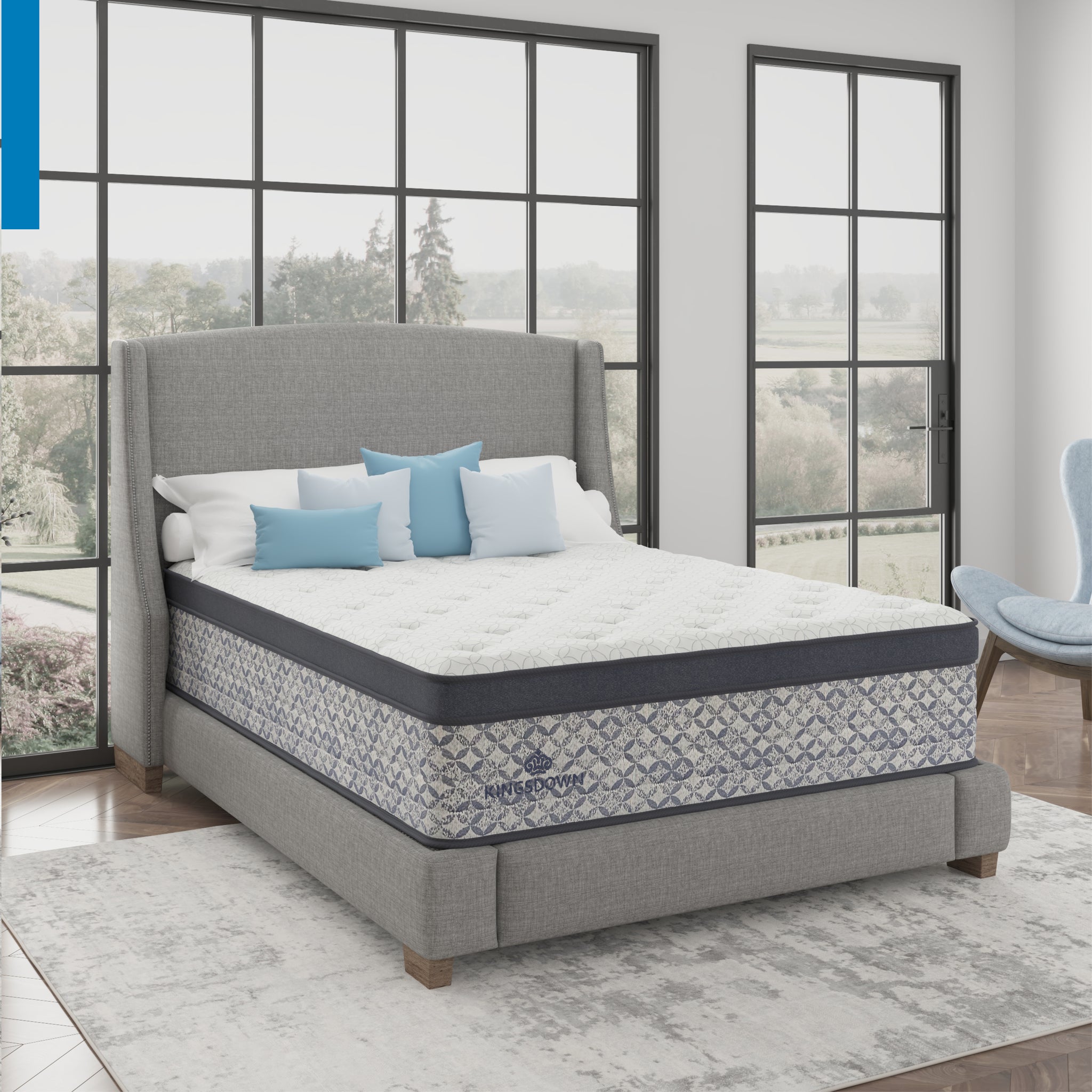 Prime Summitview Cushion Firm Euro Pillowtop Mattress - Kingsdown