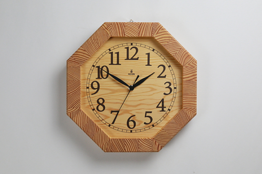 八角時計／商品一覧 | キコリ 手づくり時計工房【本店】｜壁掛け