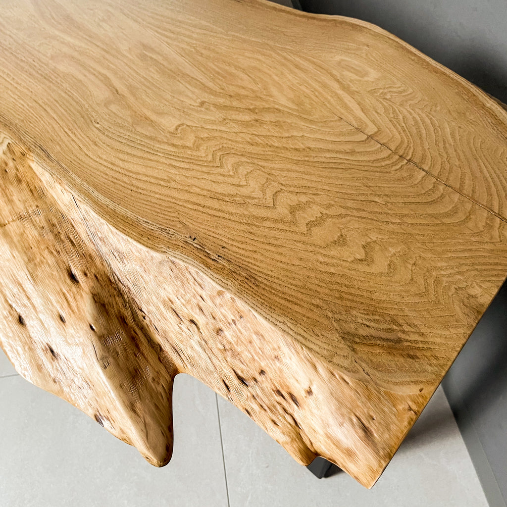 KIDOMEIMOKU 栗一枚板カウンター｜200cm(3人掛け) – 【公式】鬼童銘木