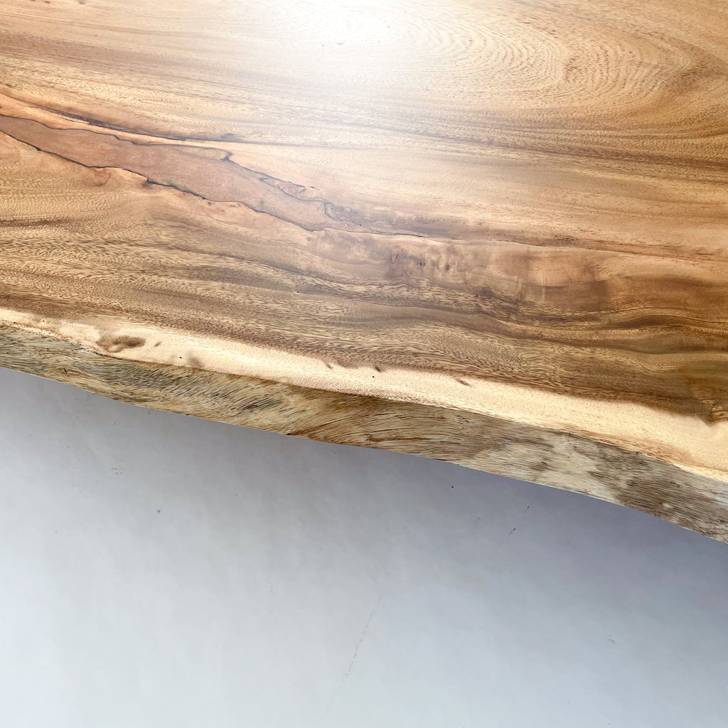 KIDOMEIMOKU モンキーポッド一枚板ダイニングテーブル｜190cm(6人掛け