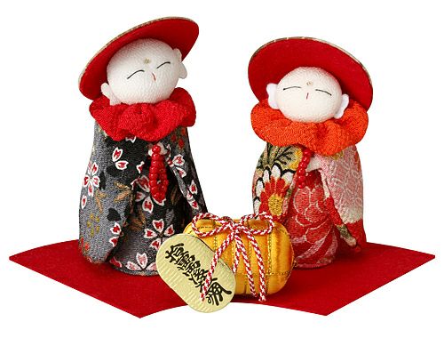 ちりめん手芸キット・厄除け開運地蔵 |生地 和柄/和布/ちりめん手芸