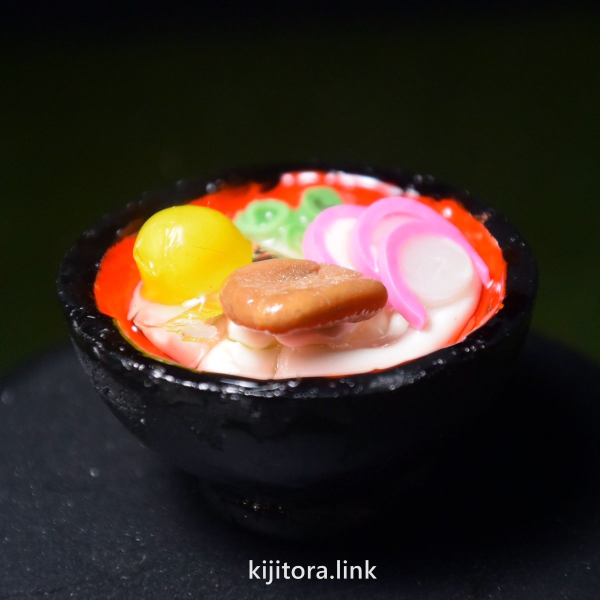 ダイソーの粘土で月見うどん | キジとら