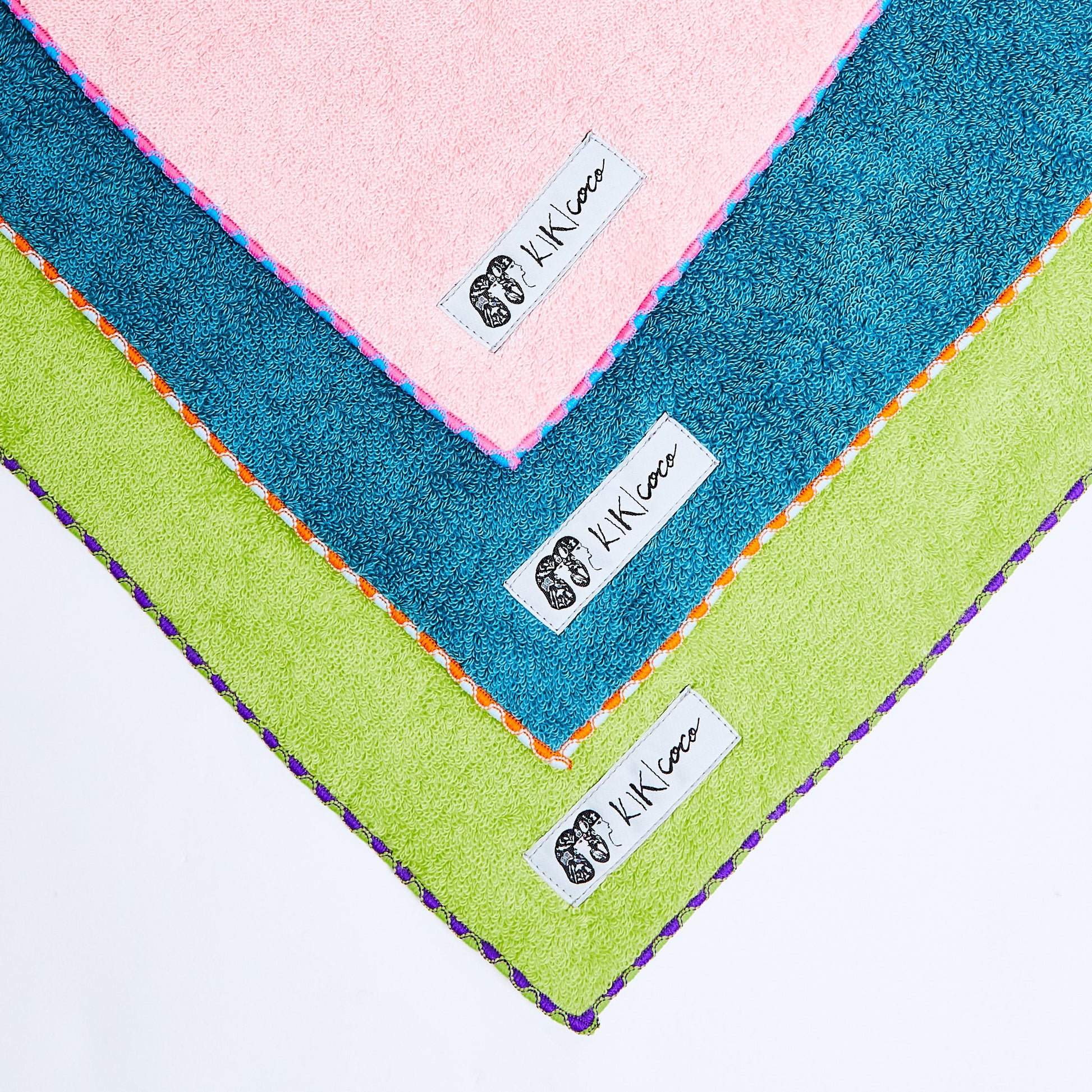 カラーハーフハンカチ／Color half handkerchief – KIKICOCO