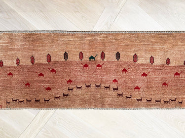 遊牧民の絨毯 】Zollanvari ゾランヴァリ ギャッベ 177×58㎝ (No.05108