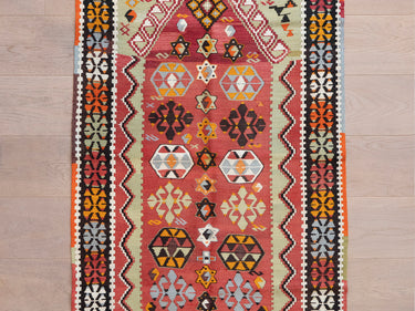 オールドキリム キリムラグ トルコ・エシュメ 154×83㎝ (No.07406