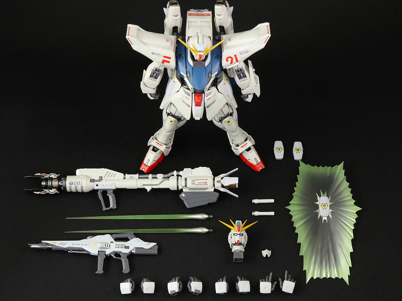 METAL BUILD ガンダムF91 CHRONICLE WHITE Ver. レビュー: KirinStation