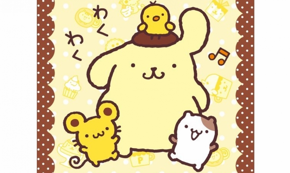 抽選で色紙にイラスト＆サイン 西宮阪急『ポムポムプリン担当