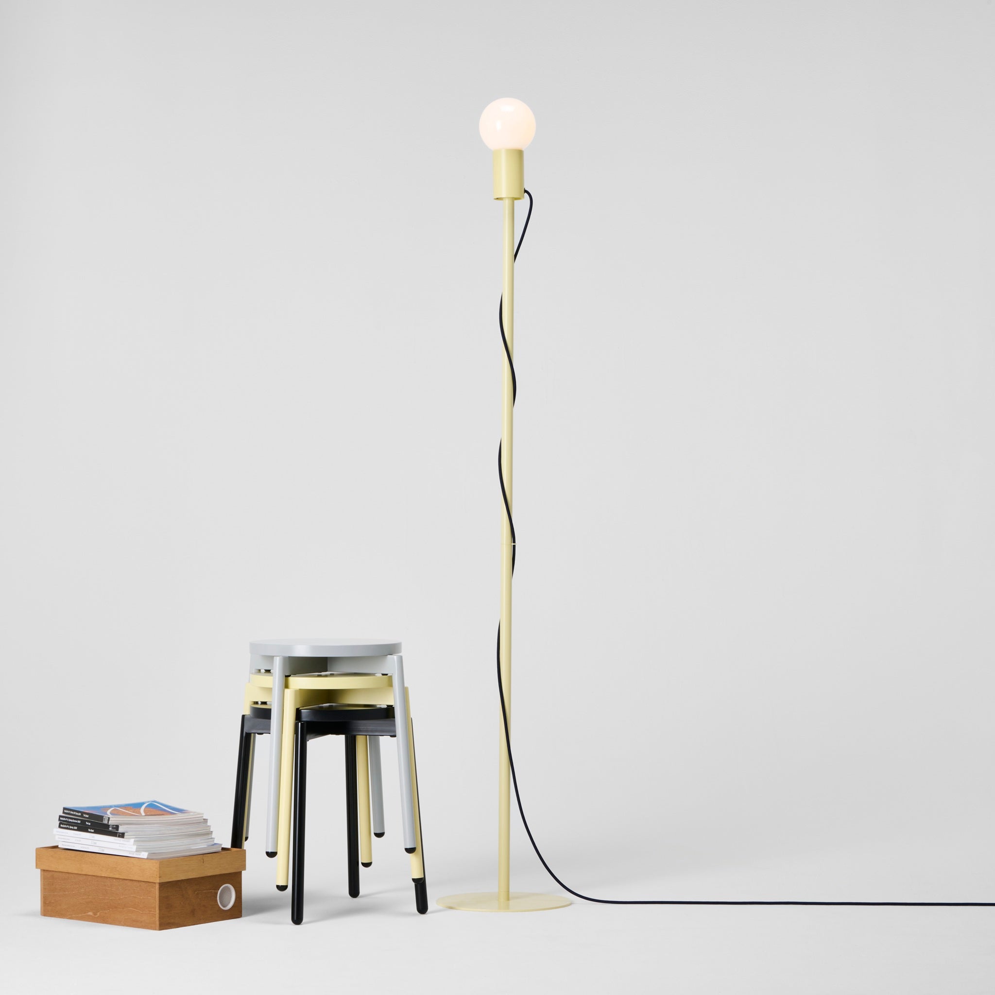 ライトスタンド-03-ブラック ※照明部分（LGT-01）別売 - KIT