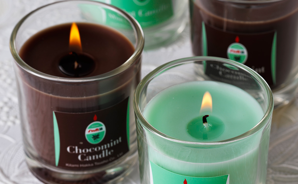 製品紹介 - ミントキャンドル | 北見ハッカ通商 公式オンラインショップ