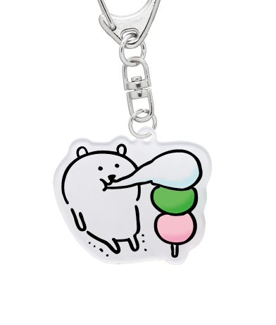 自分ツッコミくま アクリルキーホルダー｜株式会社キタンクラブ