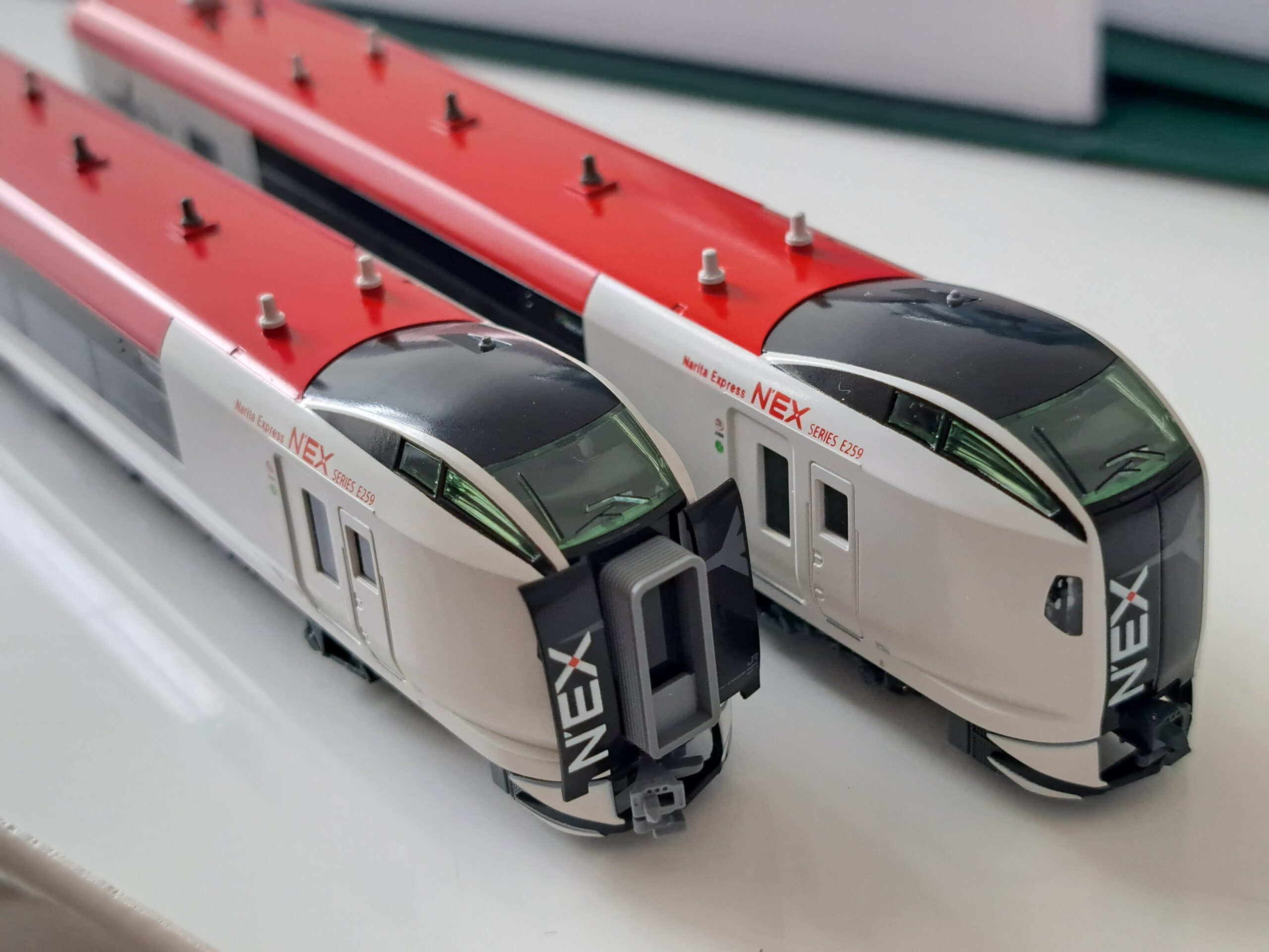 Nゲージ】KATO・E259系「成田エクスプレス」の連結部分をリアルにする