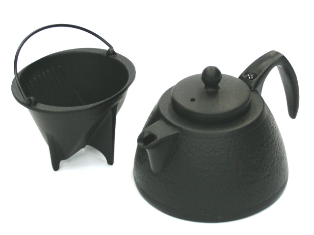 南部鉄器 岩鋳 コーヒーポットセット ブラック の通信販売 - 【南部