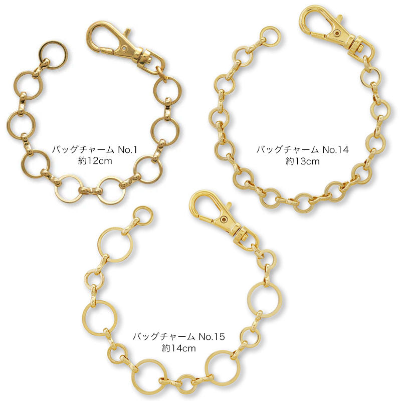 バッグチャーム No.15 ゴールド – 貴和製作所オンラインストア