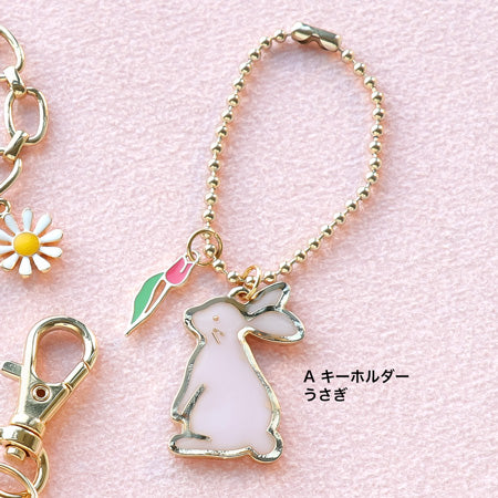 レシピNo.KR0664 アニマルレジンフレーム うさぎ＆ねこのアクセサリー3