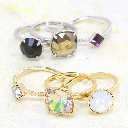 リング台 石座付 ラウンド2 ＃1088 SS39(8mm) ロジウムカラー – 貴和