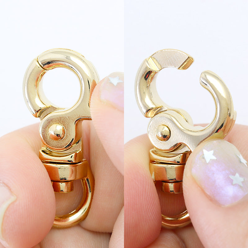 キーホルダー スナップナスカン ニッケル – 貴和製作所オンラインストア