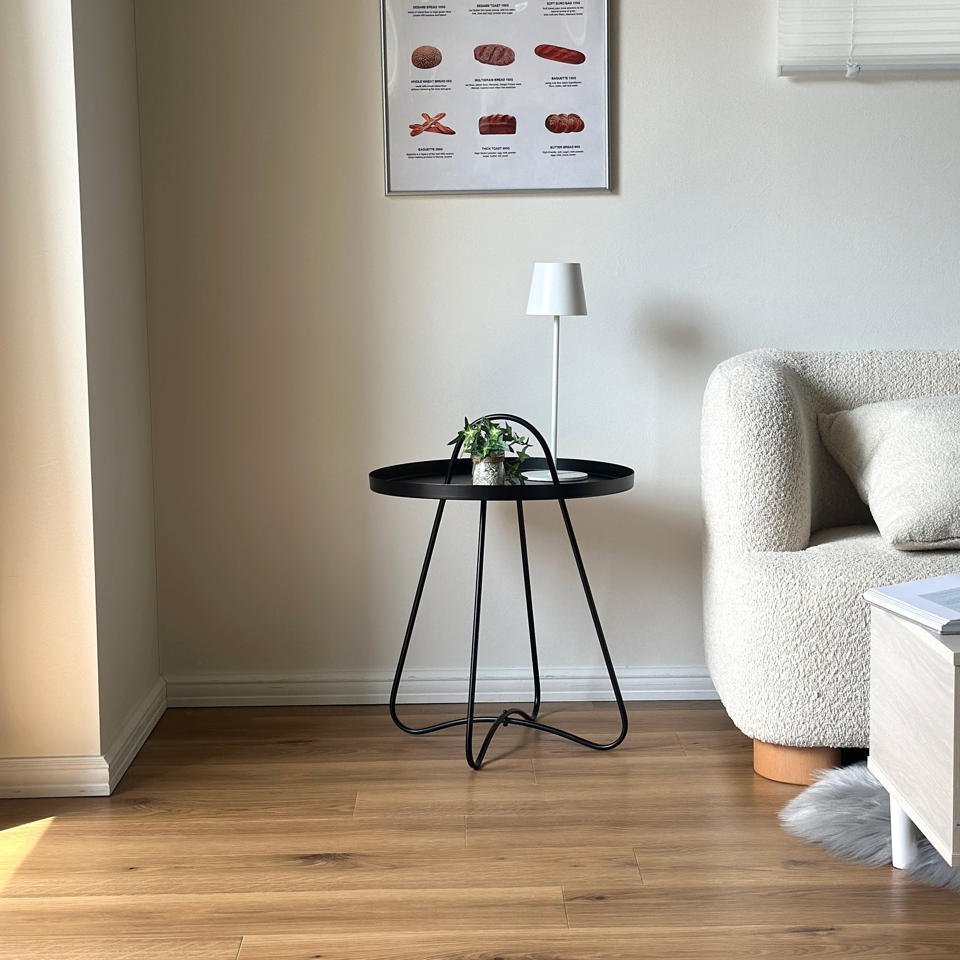 サイドテーブル｜ブラックサイドテーブル- territory